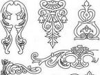 Carved window frames - stencils and patterns for carving with a jigsaw