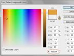 Lavender color html.  HTML tutorial.  RGB colors.  Safe palette colors.  Color scheme in html