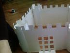 DIY cardboard castle: a universal material for creativity