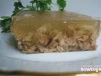 If the jellied meat is not frozen, what to do, how to add gelatin?