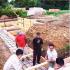 How to make a foundation for an extension to a house