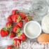 Super dough for dumplings with strawberries