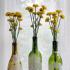 Vases from glass bottles: decor, painting and trimming Stylish bottle painting