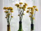 Vases from glass bottles: decor, painting and trimming Stylish bottle painting