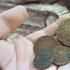 Cleaning (restoration) of found ancient coins