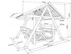 DIY wooden gazebo dimensions Do-it-yourself summer gazebos made of wood drawings