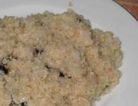 Calorie content of wheat porridge with milk